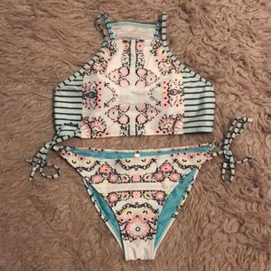 Adorable high neck bathing suit!
